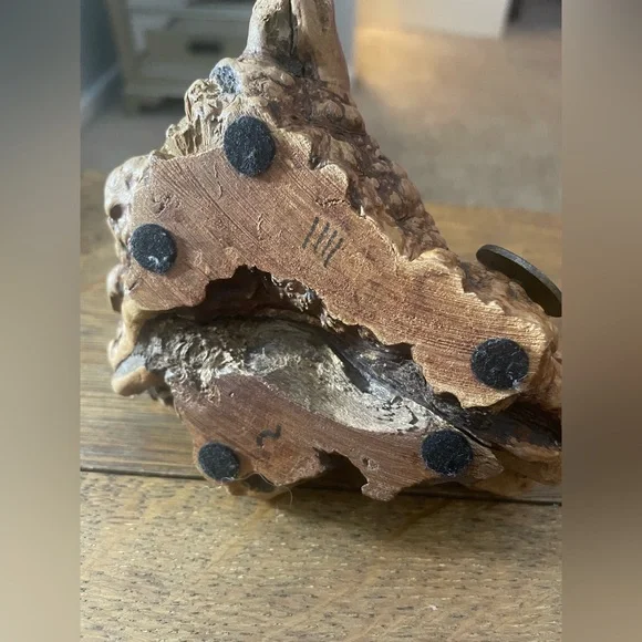 John Perry Vintage single dolphin Burlwood sculpture - Picture 7 of 10